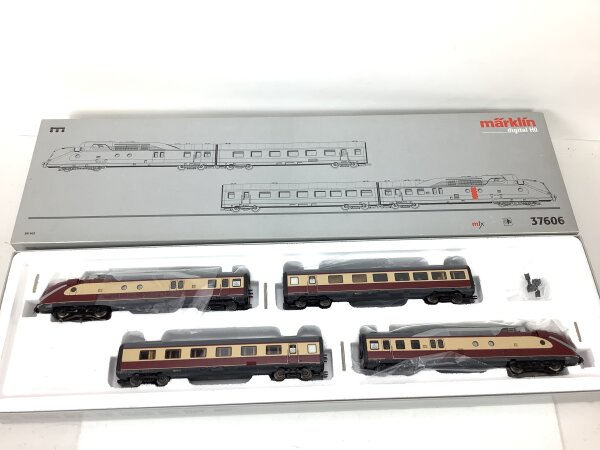 Märklin H0 37606 Triebzug 4-tlg. Schnelltriebzug BR 602 DB / mfx Digital Sound