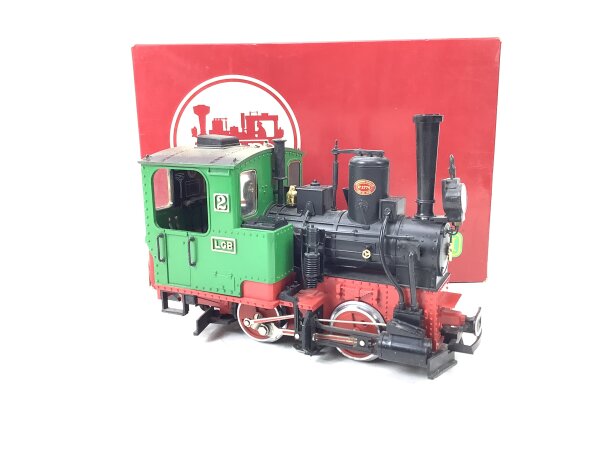 LGB Spur G 2020 Dampflok Tenderlok Stainz schwarz-grün "No. 2" BR 2774 Rauch