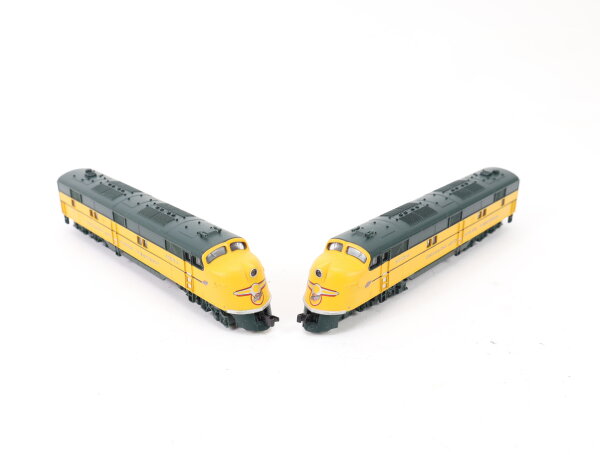 Life-Like N 7350 7351 US Diesellok 2-tlg. E6A CNW #5005 #5006