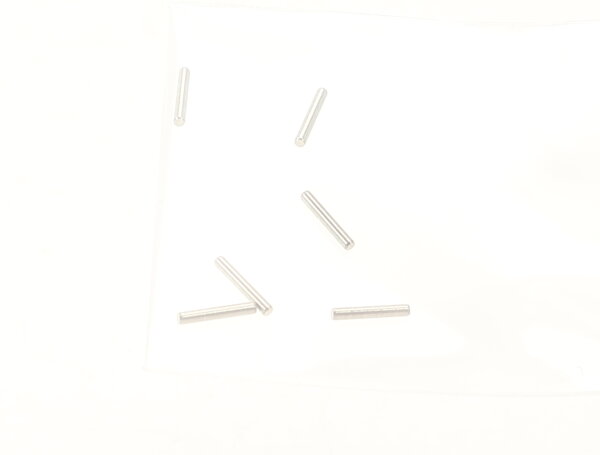 E1641 Fleischmann N 730541 Ersatzteil 6x Achse f. Zahnrad L=6,4 D=1 mm