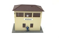 Spur H0 Gebäude Wohnhaus Almhaus Alpenhaus / Pappe