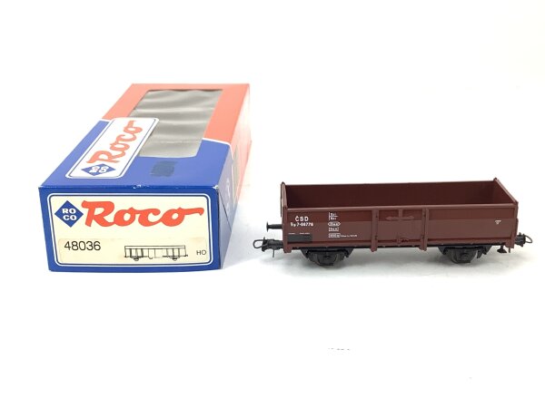 Roco H0 48036 Güterwagen Hochbordwagen 7-66776 CSD / AC NEM OVP