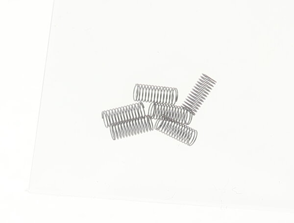 E1641 Fleischmann N Ersatzteil 6x Feder Spiralfeder für Standard-Kupplung 9520