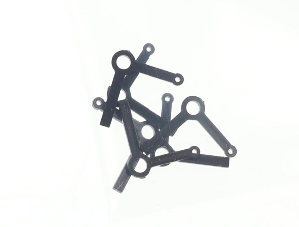 E1641 Fleischmann H0 12/2541-0101 Ersatzteil 6x Hebel rechts für Vorsignal 6201