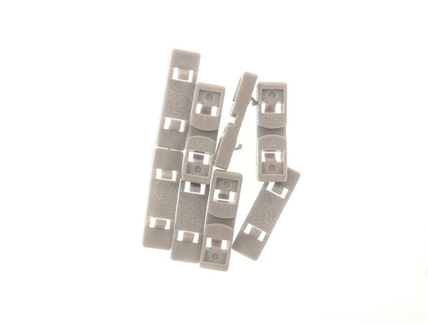 E1641 Fleischmann N 12/4062-0101 Ersatzteil 8x Weichenzungenschieber für 9139