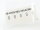 E1641 Fleischmann N 01/0498-0100 Ersatzteil 5x Farbtafel für Signal 9205/9206