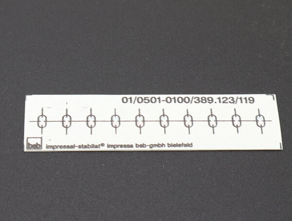 E1641 Fleischmann N 01/0501-0100 Ersatzteil 10x Farbtafel für Signal 9200/9201
