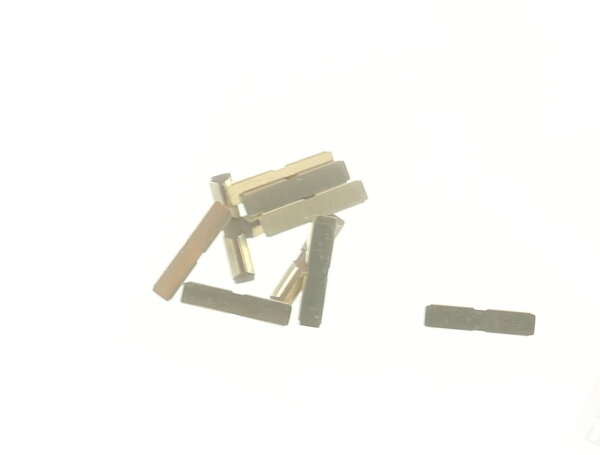 E1641 Fleischmann N Ersatzteil 10x Schienenverbinder für Bahnübergang 9198