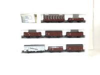 Roco H0 04057 A Güterwagen-Set Reichsbahn 8-tlg. DR...