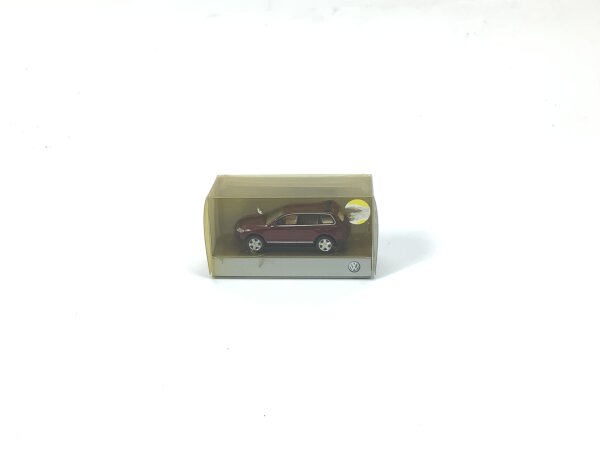 Wiking H0  Modellauto PKW VW Touareg Dunkelgrün Weinrot 1:87