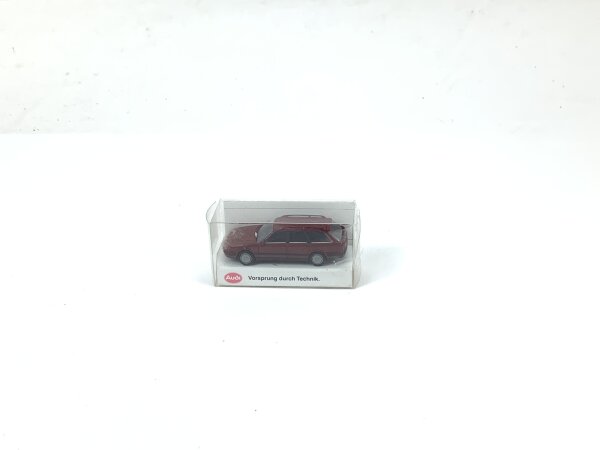 Rietze H0 Modellauto PKW Audi 100  Avant rot 1:87