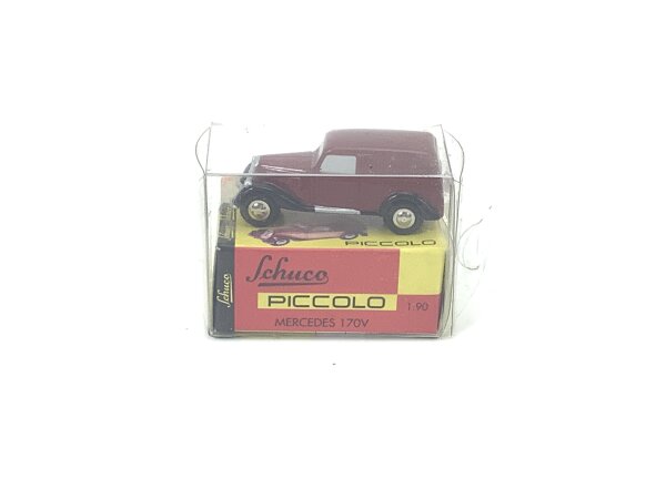 Schuco H0 Modellauto PKW Mercedes 170 V weinrot 1:43