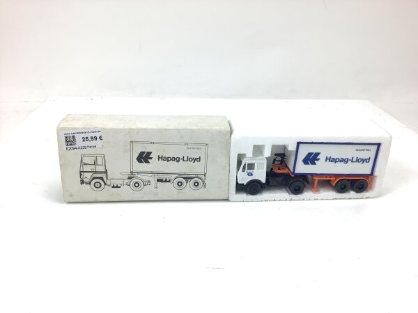 Herpa H0 Modellauto LKW Mercedes Hapag-Lloyd DCD 1:87