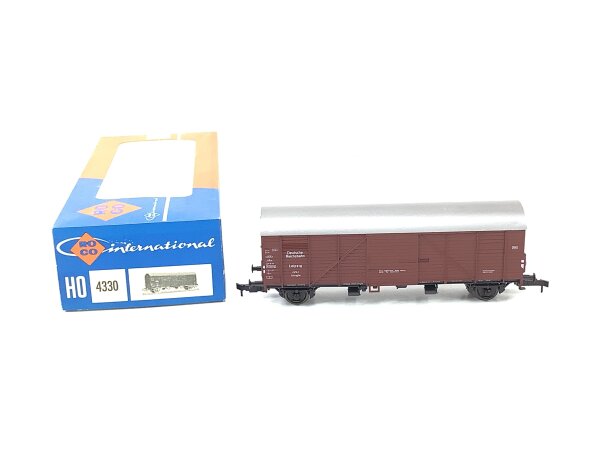 Roco H0 4330 Gedeckter Güterwagen 2203 Glmghs DR / NEM OVP