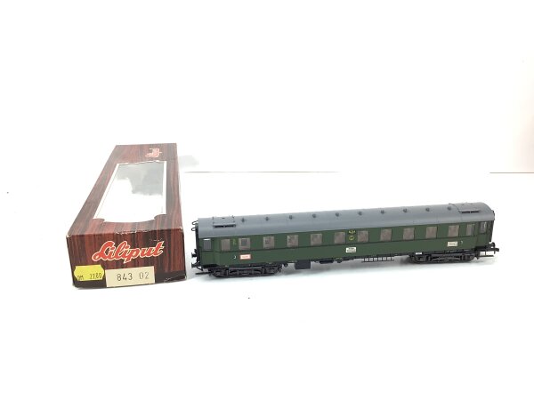 Liliput H0 842 02 Personenwagen Abteilwagen 3. Kl. 16 244  DR / NEM OVP