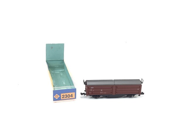 Roco N 2304 Güterwagen Hubschiebewandwagen 374190 DB