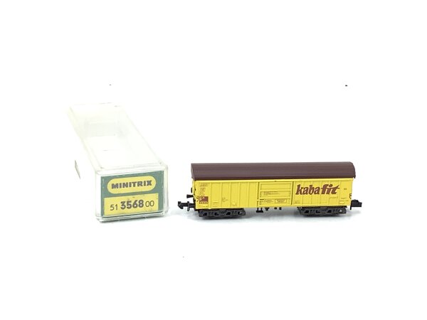 Minitrix N 51 3568 00 Güterwagen Schwenkdachwagen "Kabafit" 055 4 179-1 DB