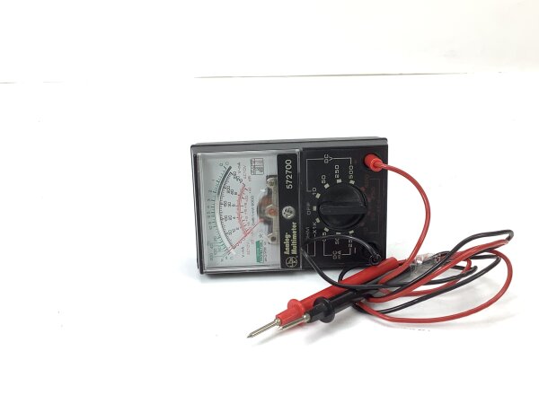 Lux 575200 Analog-Multimeter Voltmeter Ohmmeter mit 2 Prüfstiften