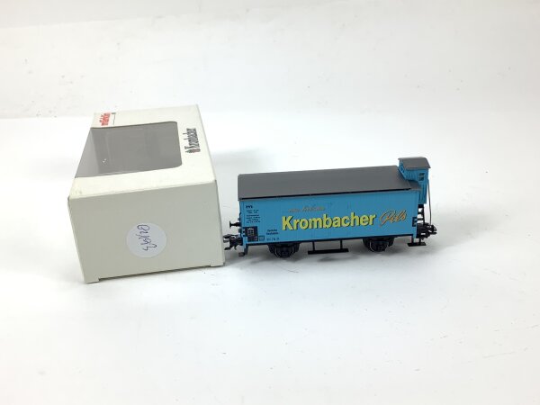 Märklin H0 Sonderwagen ged. Güterwagen m. Brhs. "Krombacher" 513 716 DR /MHI NEM