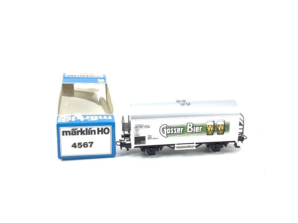 Märklin H0 4567 ged. Güterwagen Bierwagen "Gösser Bier" 081 5 538-1 ÖBB / OVP