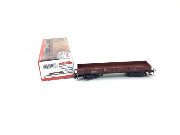 Märklin H0 4473 offener Güterwagen Niederbordwagen 398 0 247-4 Rlmms braun DB