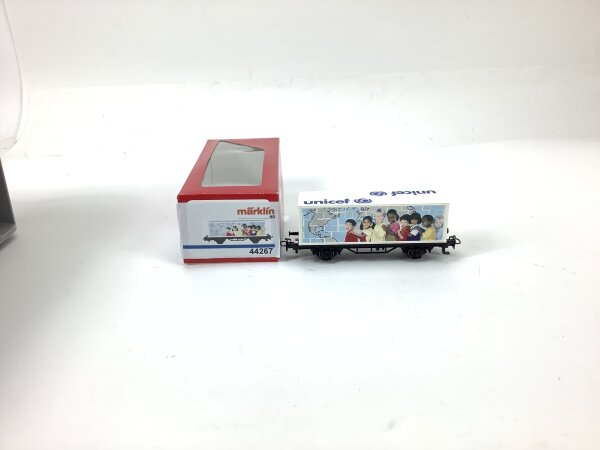 Märklin H0 44267 Güterwagen Containerwagen "Unicef Kinderhilfswerk 2001"