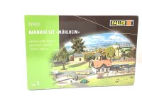 Faller N 239001 Gebäude Bausatz Bahnhof-Set...