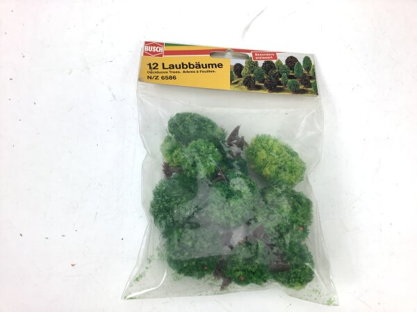 Busch Spur N/Z 6586 Bepflanzung Laubbäume 12-tlg. 35-55 mm hoch OVP