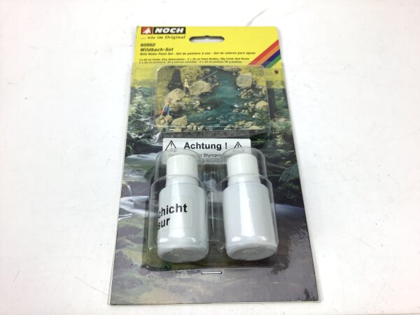 Noch H0 Landschaftsbau Wildbach-Set Farbe und Dekosteine OVP