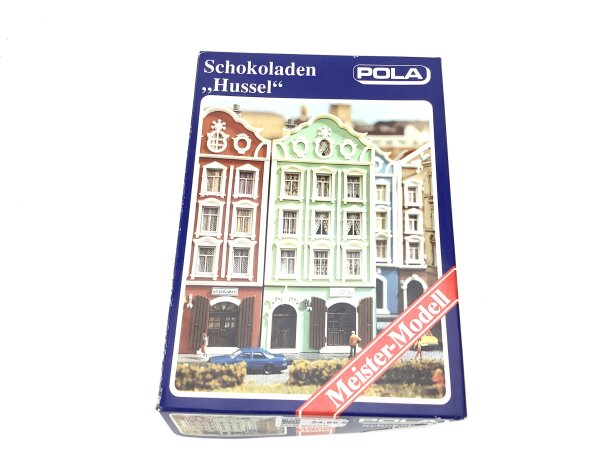 Pola N 353 Meistermodell Gebäude Bausatz Schokoladen "Hussel" OVP