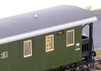 Märklin H0 26619 Zugpackung Spalter 98 307 "Glaskasten" mit Personenwagen MHI