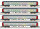 Märklin Spur Z 87283 Personenwagen-Set 4-tlg."Snälltåget" Ep. VI 1:220