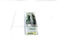 Minitrix N Güterwagen SoMo Flachwagen 6264 Dortmunder Eisenbahn + Wiking LKW