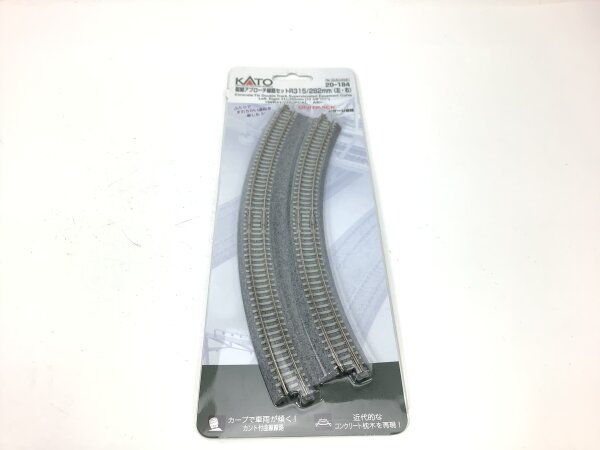 Kato Unitrack N 20-184 R/315-282 Gleis Doppelgleis gebogen