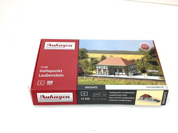 Auhagen N 14 456 Gebäude Bausatz Haltepunkt Laubenstein Haltestelle OVP