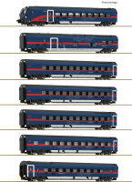 Fleischmann Spur N 6260065 Personenwagen 7er Set Nightjet...