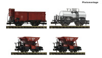 Fleischmann Spur N 6660120 Güterwagen-Set 4-tlg....