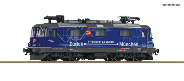 Fleischmann Spur N 732475 Elektrolok E-Lok Re 421 Muc-Zur Snd. Ep. VI