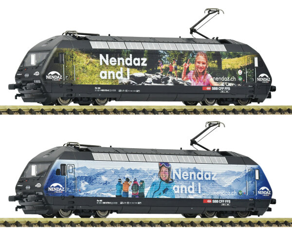 Fleischmann Spur N 7570053 Elektrolok E-Lok Re 460 Nendaz SBB Snd. Ep. VI