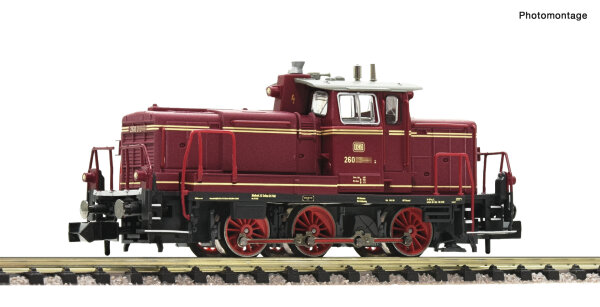 Fleischmann Spur N 7360027  Diesellok BR 260 rot Ep. IV