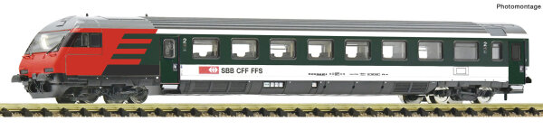 Fleischmann Spur N 6260059 Personenwagen EW IV Steuerwagen gruen/grau Ep. V