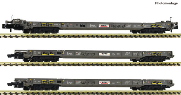 Fleischmann Spur N 6660093 Güterwagen-Set 3er Set RoLa Hupac Ep. V