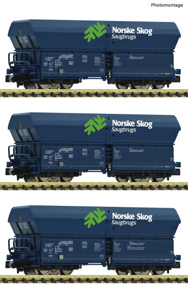 Fleischmann Spur N 6660089 Güterwagen-Set 3-tlg. Selbstentladewagen !No Ep. VI