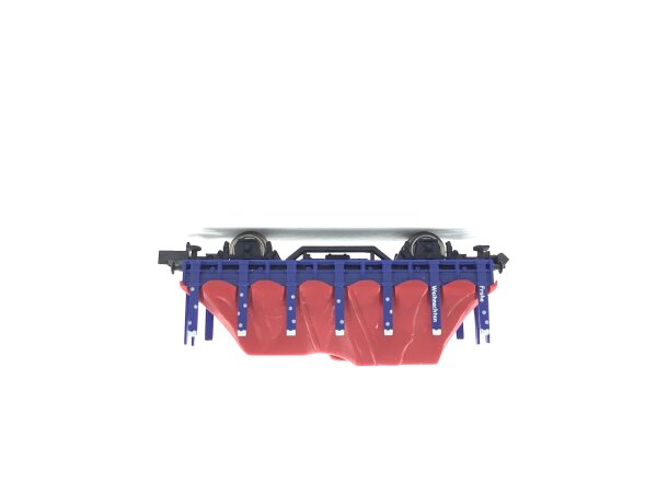 Minitrix N Güterwagen Rungenwagen mit Plane "Frohe Weihnachten"