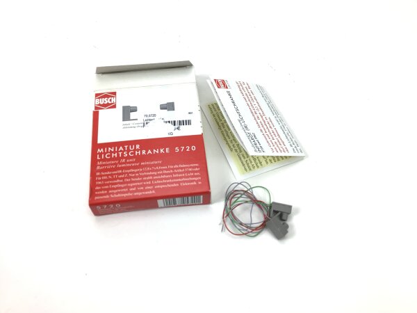 Busch H0 5720 Lichtschranke Sender-Empänger zur IR-Lichtschranke 5720/5962 2,3 V
