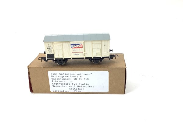 Piko H0 5/6448-016 ged. Güterwagen Spitzdachwagen "Cinzano" F1021013 FS