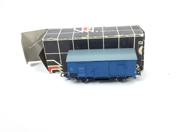 Piko H0 gedeckter Güterwagen 6398 blau CSD
