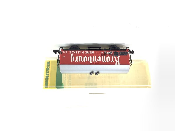 Minitrix N 3594 Güterwagen Kühlwagen Bierwagen "Kronenbourg" 5 738-9 SNCF