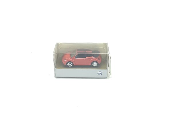 Wiking H0 Modellauto Werbemodell PKW New Beetle Cabrio Rot VW 1:87