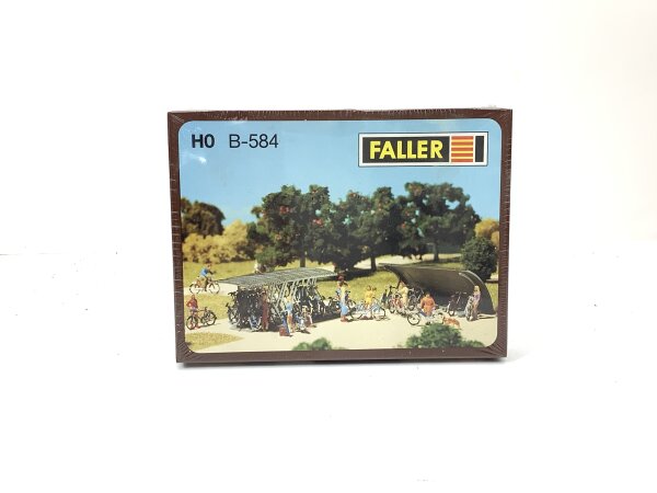 Faller H0 B-584 Ausschmückung Bausatz Fahrradständer Fahrradgaragen